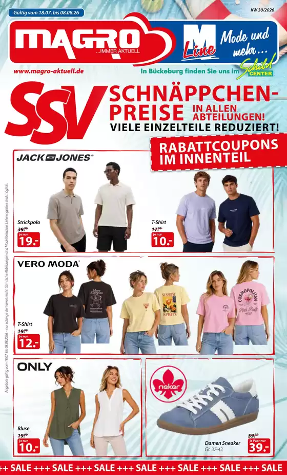 Kaufhaus Magro Katalog in Fulda | RABATTCOUPONS IM INNENTEIL | 2026-07-22T00:00:00.000Z - 2026-08-08T00:00:00.000Z