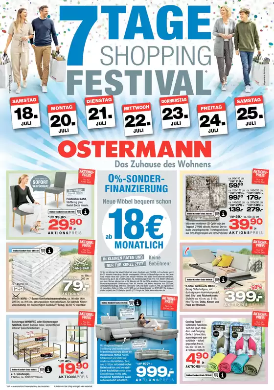Ostermann Möbel Katalog in Hildburghausen | 0%-SONDERFINANZIERUNG | 2026-07-22T00:00:00.000Z - 2026-07-25T00:00:00.000Z