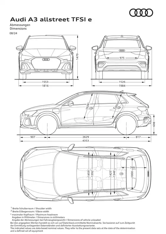 Audi Katalog in Pforzheim | A3 PA TFSIe allstreet | 2026-01-01T00:00:00.000Z - 2026-12-31T00:00:00.000Z