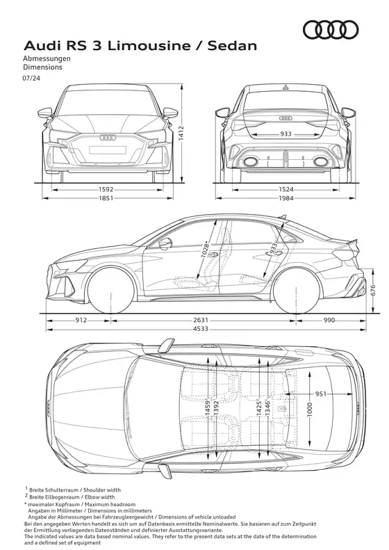 Audi Katalog in Pforzheim | RS 3 PA Limousine | 2026-01-01T00:00:00.000Z - 2026-12-31T00:00:00.000Z