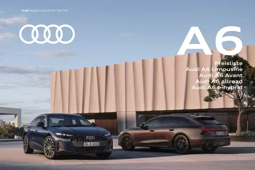 Audi Katalog in Pforzheim | Preisliste a6 limousine a6 avant a6 allroad a6 e hybrid | 2026-01-01T00:00:00.000Z - 2026-12-31T00:00:00.000Z