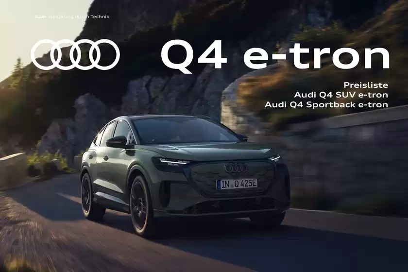 Audi Katalog | Preisliste q4 suv e tron q4 sportback e tron | 2026-01-01T00:00:00.000Z - 2026-12-31T00:00:00.000Z