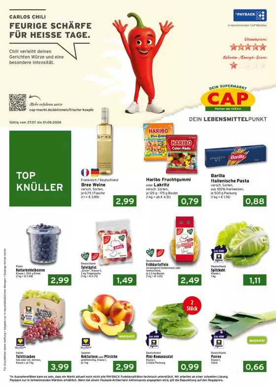 CAP Markt Katalog in Birkenheide | Tolles Angebot für Schnäppchenjäger | 2026-07-27T00:00:00.000Z - 2026-08-01T00:00:00.000Z