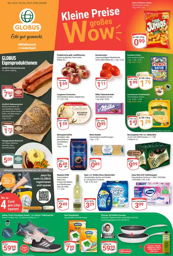 Globus Katalog | Aktuelle Angebote Erfurt-Linderbach | 2026-07-20T00:00:00.000Z - 2026-07-25T00:00:00.000Z