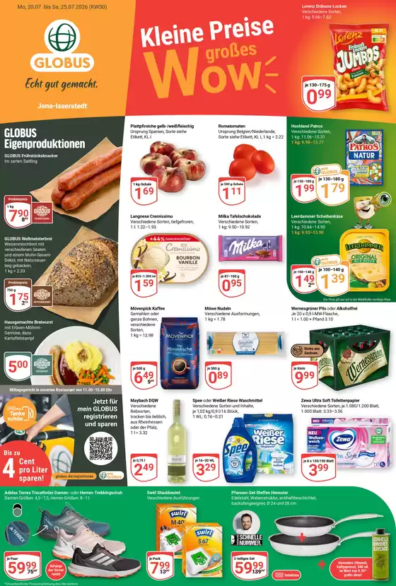 Globus Katalog | Aktuelle Angebote Jena-Isserstedt | 2026-07-20T00:00:00.000Z - 2026-07-25T00:00:00.000Z