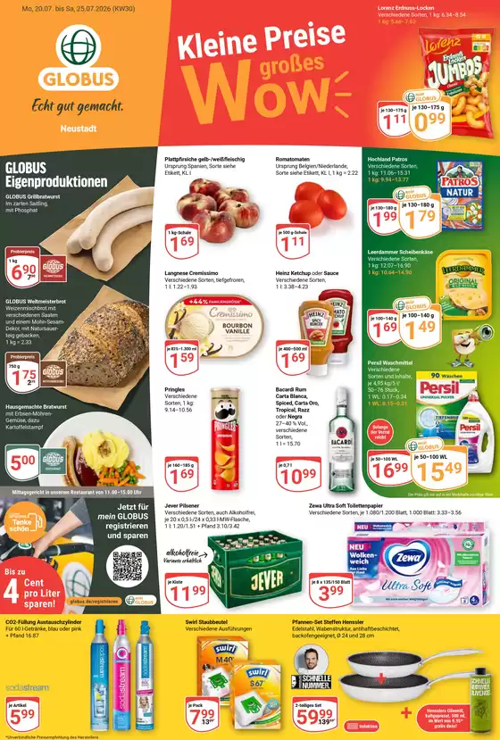 Globus Katalog | Aktuelle Angebote Neustadt a.d. Weinstraße | 2026-07-20T00:00:00.000Z - 2026-07-25T00:00:00.000Z