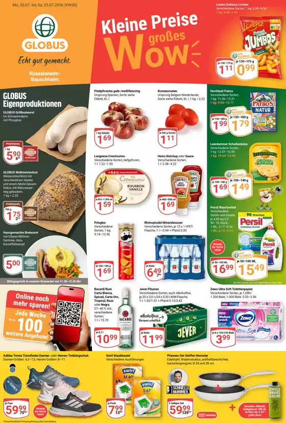 Globus Katalog | Aktuelle Angebote Rüsselsheim | 2026-07-20T00:00:00.000Z - 2026-07-25T00:00:00.000Z
