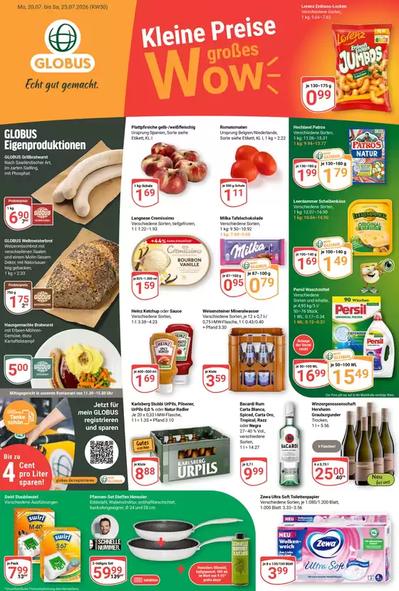 Globus Katalog | Aktuelle Angebote Neunkirchen | 2026-07-20T00:00:00.000Z - 2026-07-25T00:00:00.000Z