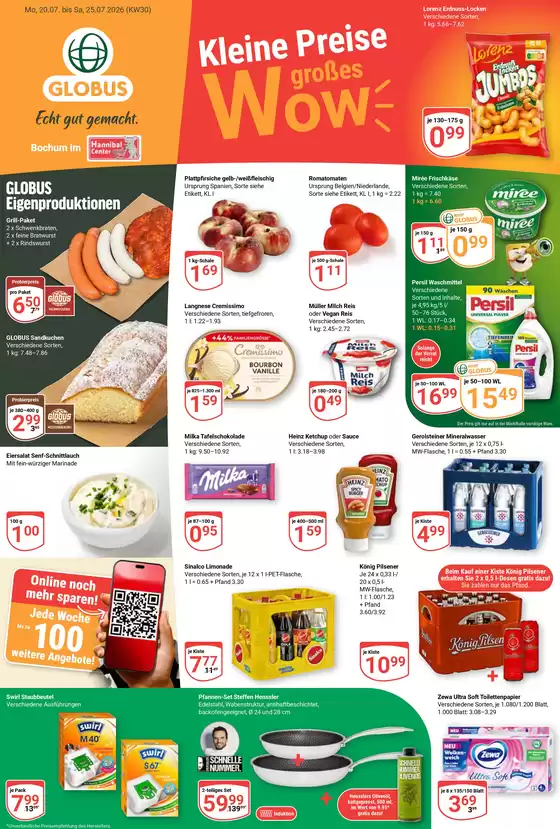 Globus Katalog | Aktuelle Angebote Bochum-Riemke | 2026-07-20T00:00:00.000Z - 2026-07-25T00:00:00.000Z