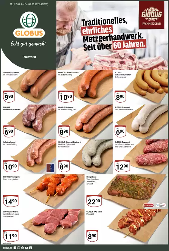 Globus Katalog | Kommende Angebote Tönisvorst | 2026-07-27T00:00:00.000Z - 2026-08-01T00:00:00.000Z