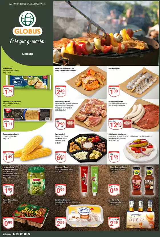 Globus Katalog | Kommende Angebote Limburg | 2026-07-27T00:00:00.000Z - 2026-08-01T00:00:00.000Z