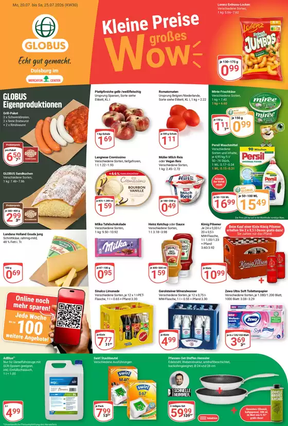 Globus Katalog | Aktuelle Angebote Duisburg | 2026-07-20T00:00:00.000Z - 2026-07-25T00:00:00.000Z