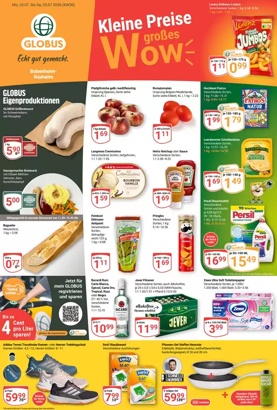 Globus Katalog | Aktuelle Angebote Bobenheim | 2026-07-20T00:00:00.000Z - 2026-07-25T00:00:00.000Z