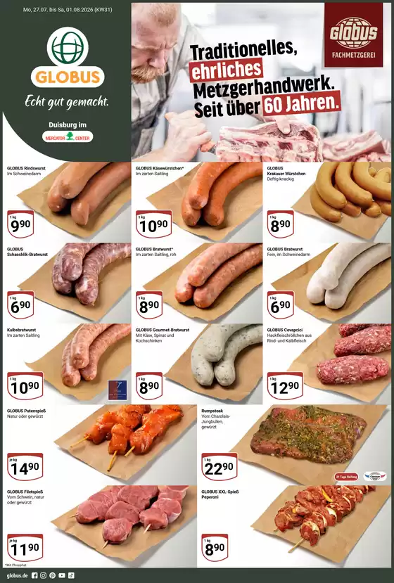 Globus Katalog | Kommende Angebote Duisburg | 2026-07-27T00:00:00.000Z - 2026-08-01T00:00:00.000Z