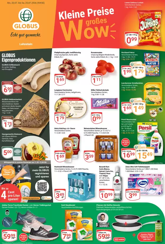 Globus Katalog | Aktuelle Angebote Lahnstein | 2026-07-20T00:00:00.000Z - 2026-07-25T00:00:00.000Z