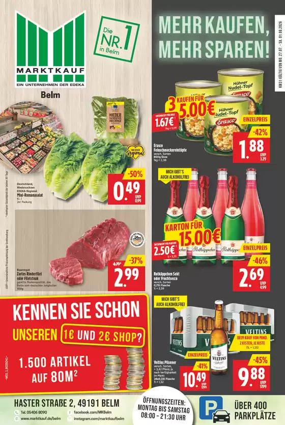 Marktkauf Katalog | Top-Angebote für Sparfüchse | 2026-07-27T00:00:00.000Z - 2026-08-01T00:00:00.000Z