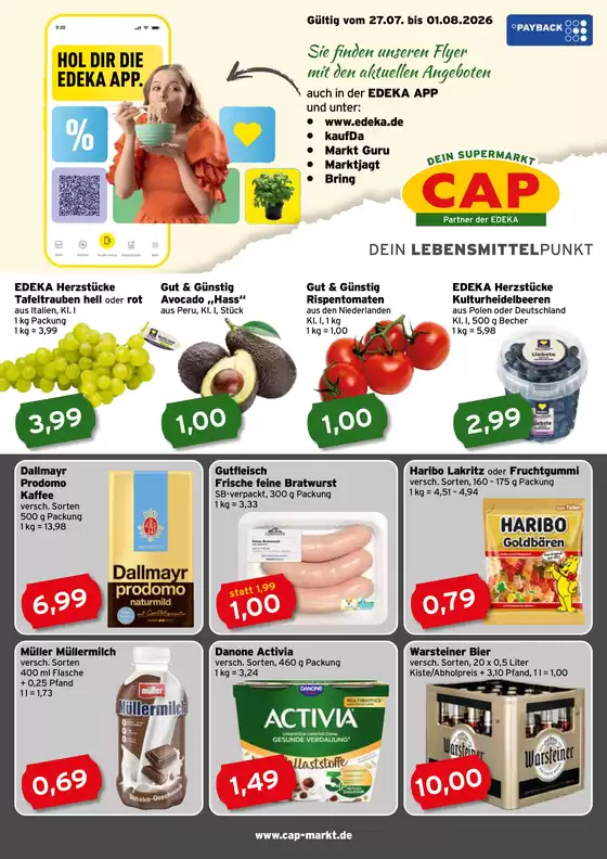 CAP Markt Katalog | Exklusive Deals und Schnäppchen | 2026-07-27T00:00:00.000Z - 2026-08-01T00:00:00.000Z