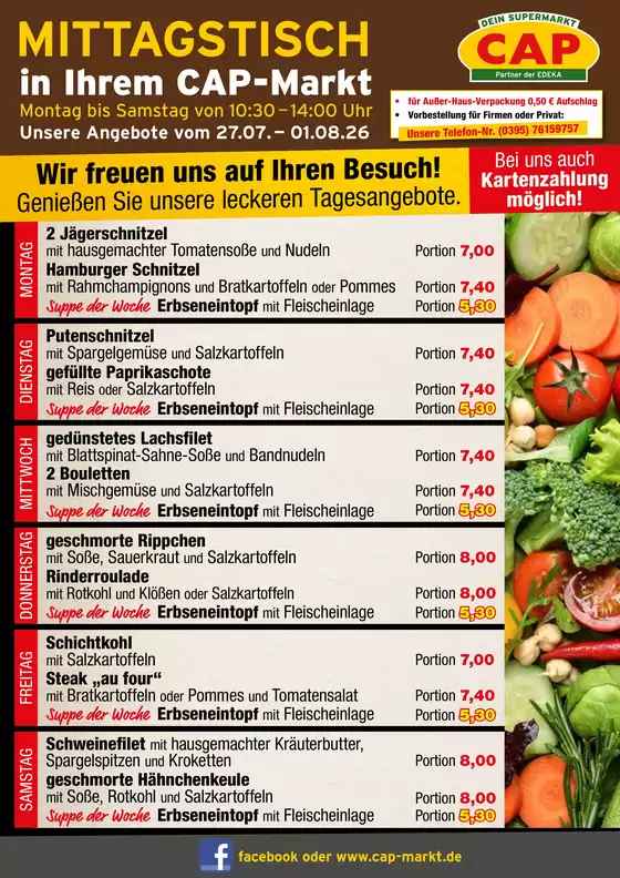 CAP Markt Katalog | Attraktive Sonderangebote für alle | 2026-07-27T00:00:00.000Z - 2026-08-01T00:00:00.000Z