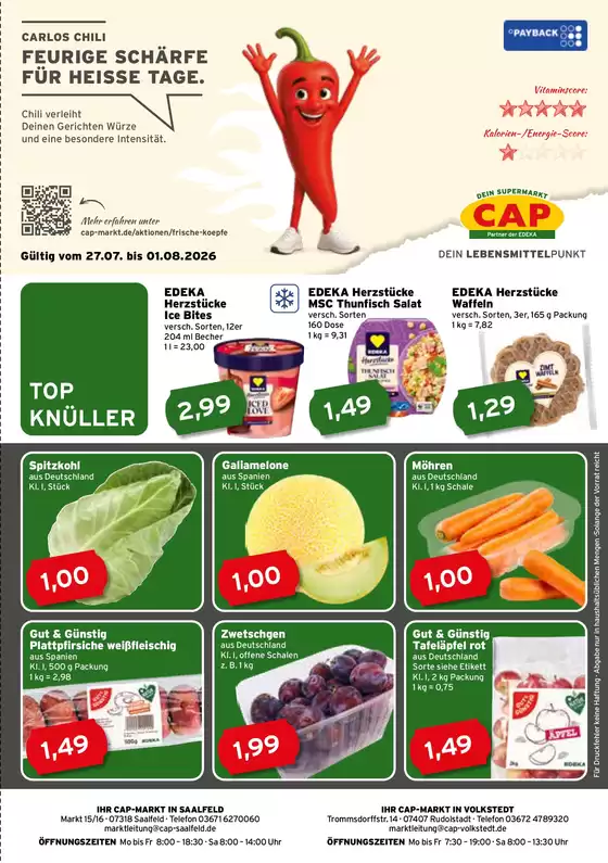 CAP Markt Katalog | Angebote für Schnäppchenjäger | 2026-07-27T00:00:00.000Z - 2026-08-01T00:00:00.000Z