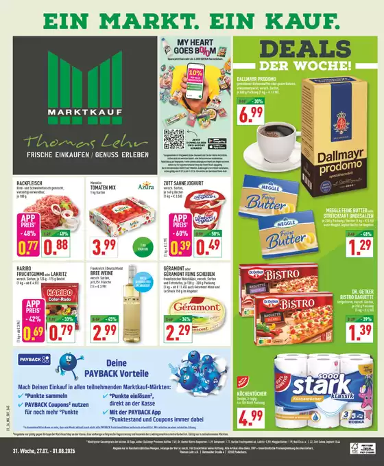 Marktkauf Katalog | Unsere besten Deals für Sie | 2026-07-27T00:00:00.000Z - 2026-08-01T00:00:00.000Z