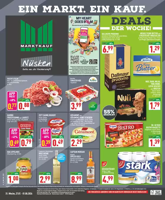 Marktkauf Katalog | Exklusive Deals und Schnäppchen | 2026-07-27T00:00:00.000Z - 2026-08-01T00:00:00.000Z