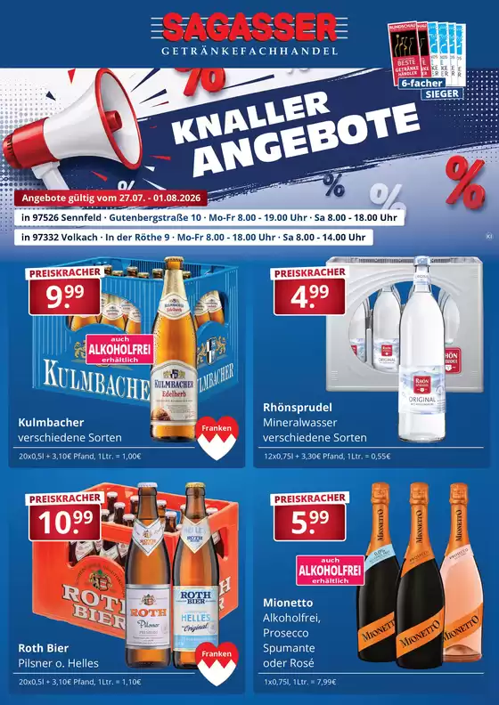 Sagasser Katalog | Exklusive Deals für unsere Kunden | 2026-07-27T00:00:00.000Z - 2026-08-01T00:00:00.000Z
