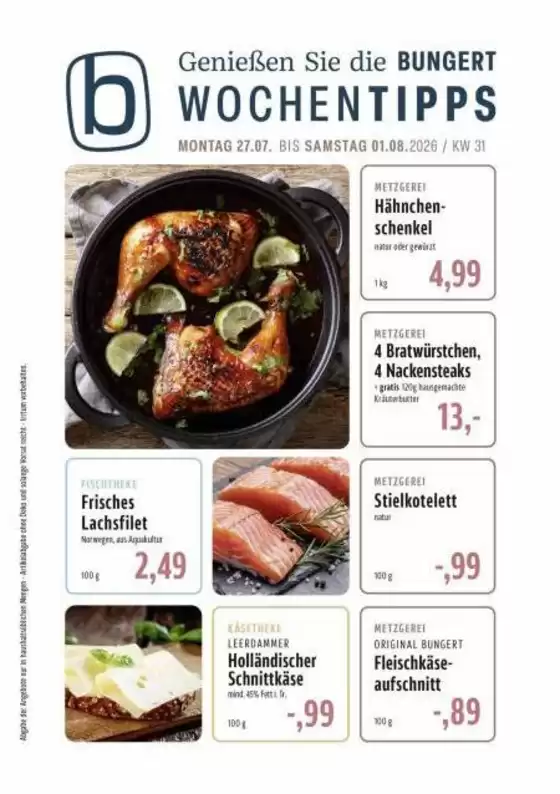 BUNGERT Katalog | BUNGERT flugblatt | 2026-07-27T00:00:00.000Z - 2026-08-01T00:00:00.000Z