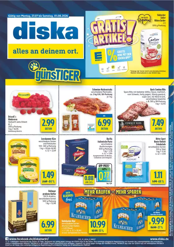 diska Katalog | Diska flugblatt | 2026-07-27T00:00:00.000Z - 2026-08-01T00:00:00.000Z