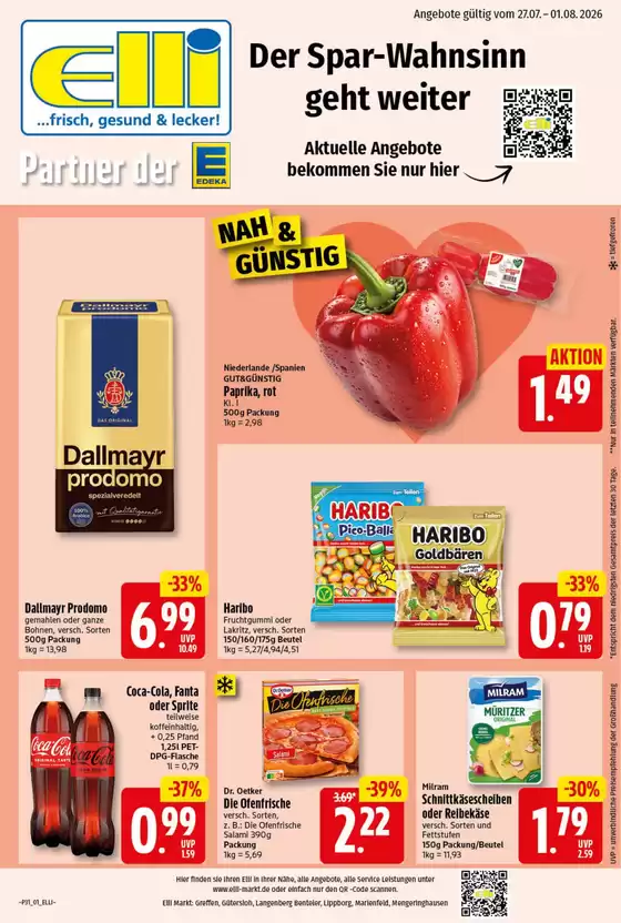 Elli Markt Katalog | Elli Markt flugblatt | 2026-07-27T00:00:00.000Z - 2026-08-01T00:00:00.000Z