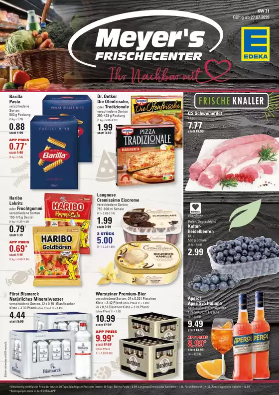 Meyer's Frischemarkt Katalog | Endversion Meyer KW 31 2026 1 compressed | 2026-07-27T00:00:00.000Z - 2026-07-27T00:00:00.000Z