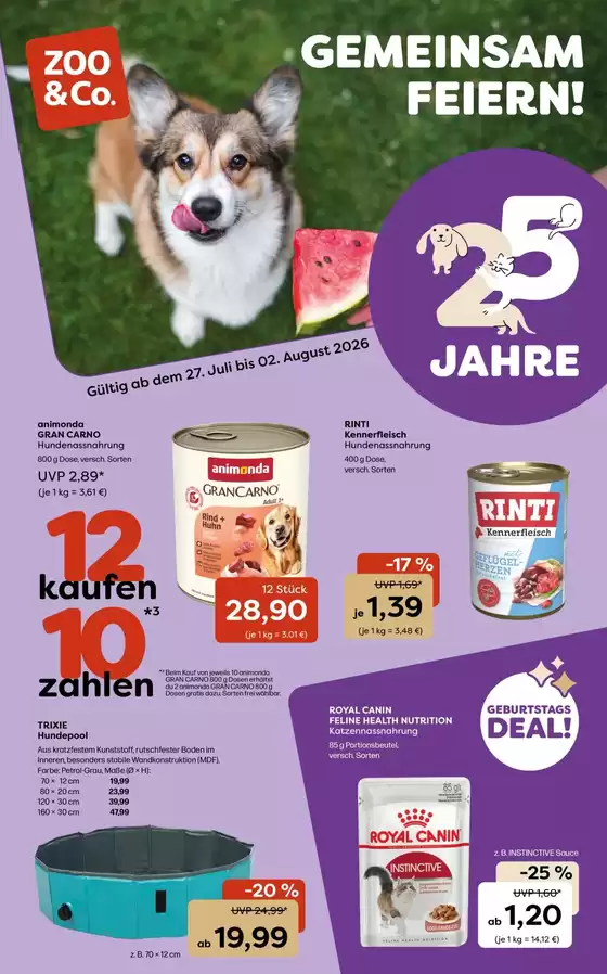 Zoo & Co Katalog | Zoo Co flugblatt | 2026-07-27T00:00:00.000Z - 2026-08-02T00:00:00.000Z