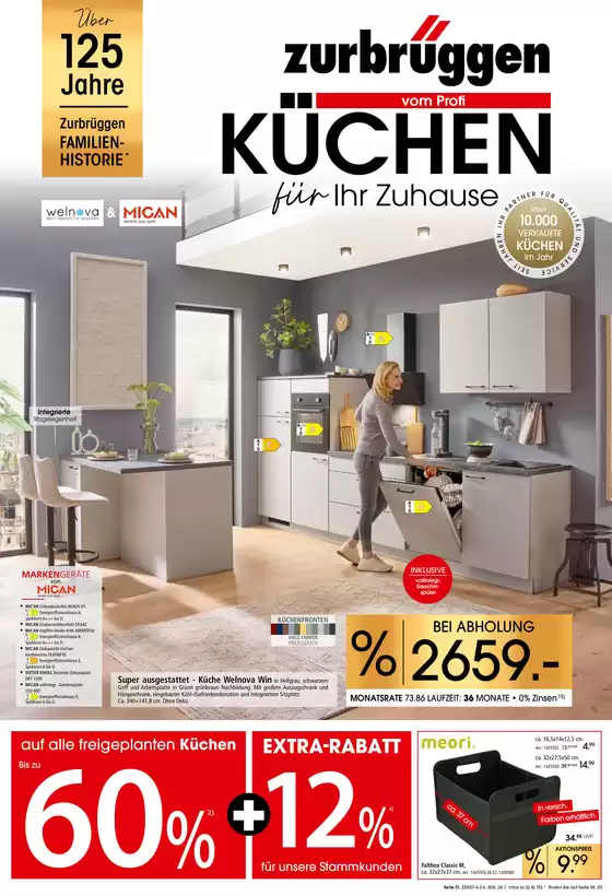 Zurbrüggen Katalog | Küchen für Ihr Zuhause | 2026-07-01T00:00:00.000Z - 2026-07-31T00:00:00.000Z