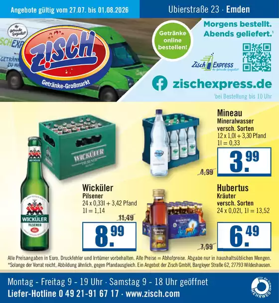 Zisch Katalog | Angebote Zisch KW30 | 2026-07-27T00:00:00.000Z - 2026-08-01T00:00:00.000Z