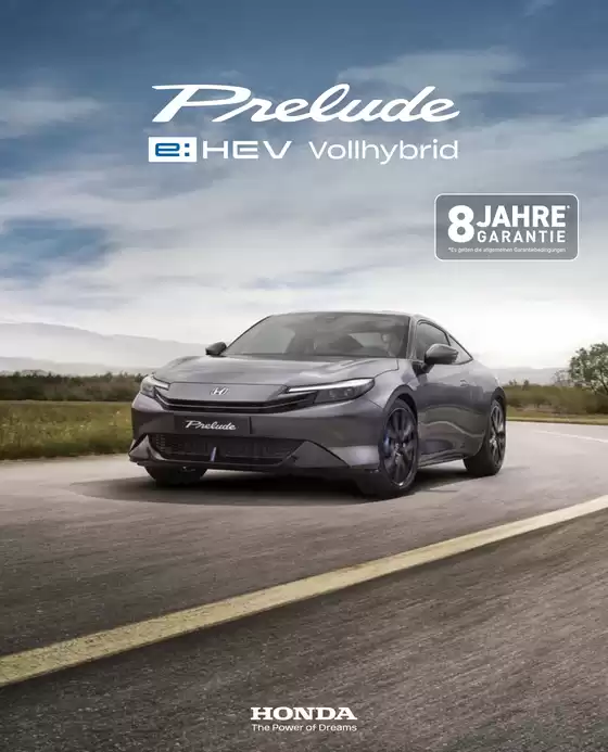 Honda Katalog in Wehringen | Prelude Broschuere 26 01 | 2026-07-27T00:00:00.000Z - 2027-07-27T00:00:00.000Z