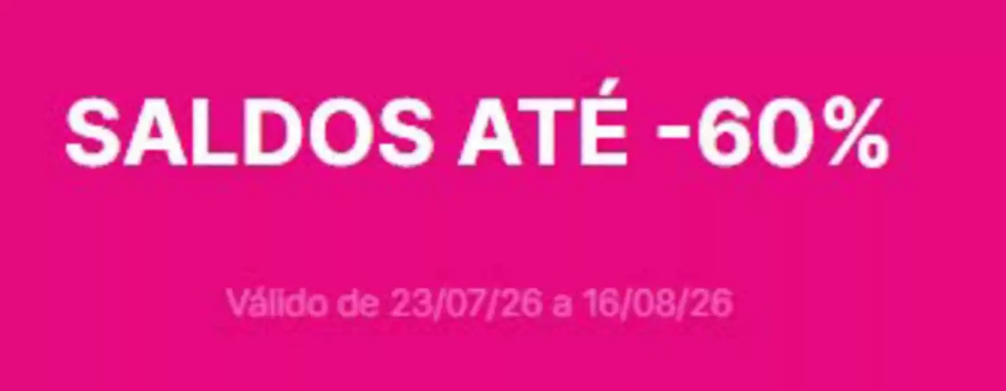 Salsa Katalog | Saldos Ate -60% | 2026-07-27T00:00:00.000Z - 2026-08-16T00:00:00.000Z