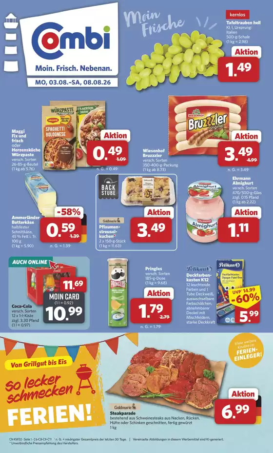 Combi Markt Katalog | Angebote | 2026-08-03T00:00:00.000Z - 2026-08-08T00:00:00.000Z