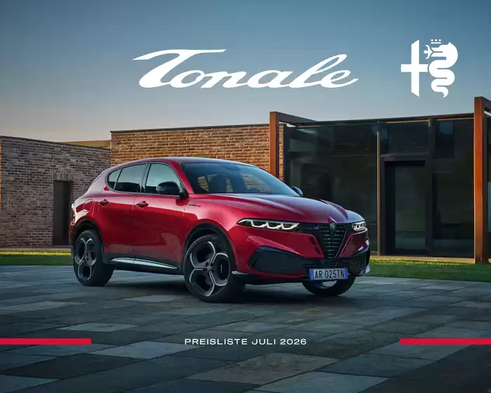 Alfa Romeo Prospekt | Tonale Preisliste | 2026-01-01T00:00:00.000Z - 2026-12-31T00:00:00.000Z