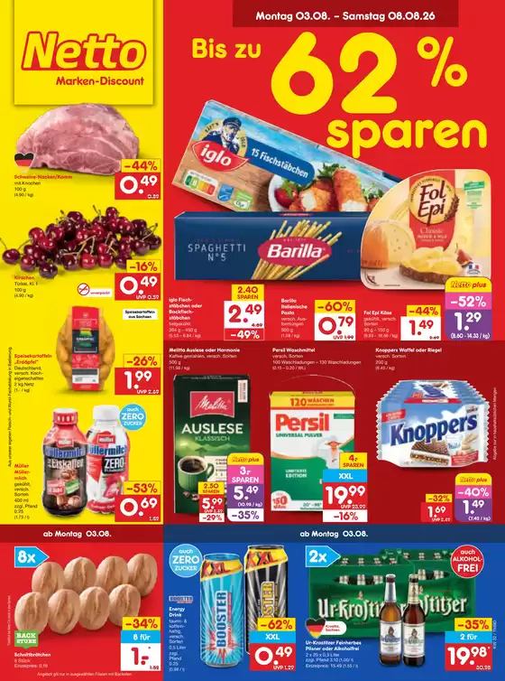 Netto Marken-Discount Prospekt in Cappeln (Oldenburg) | Netto: Wochenangebote | 2026-08-03T00:00:00.000Z - 2026-08-08T00:00:00.000Z