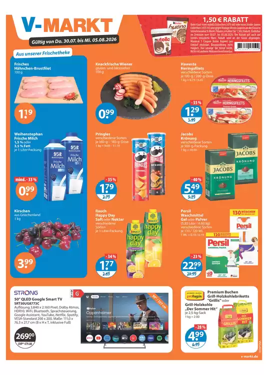 V Markt Katalog | Exklusive Deals und Schnäppchen | 2026-07-30T00:00:00.000Z - 2026-08-05T00:00:00.000Z