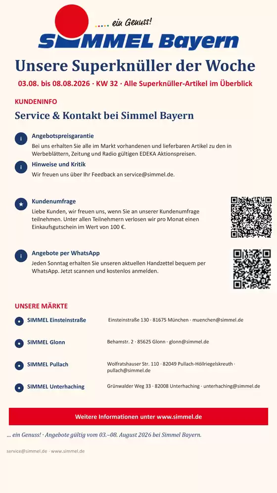 Simmel Katalog | Simmel flugblatt | 2026-08-03T00:00:00.000Z - 2026-08-08T00:00:00.000Z