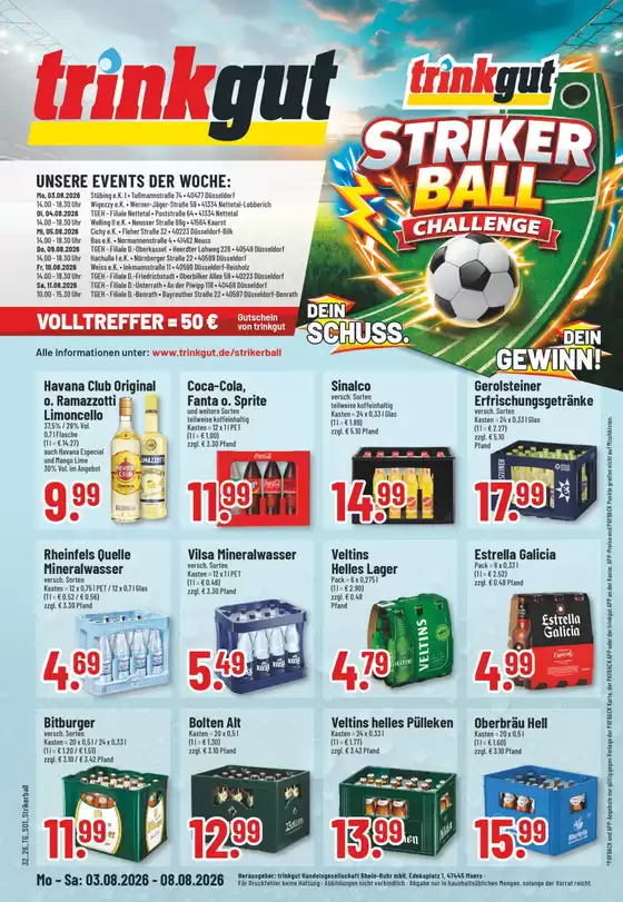 trinkgut Katalog | Attraktive Sonderangebote für alle | 2026-08-03T00:00:00.000Z - 2026-08-08T00:00:00.000Z