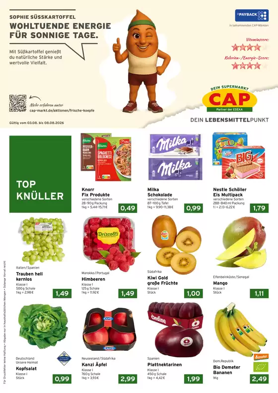 CAP Markt Katalog | Top-Deals für alle Kunden | 2026-08-03T00:00:00.000Z - 2026-08-08T00:00:00.000Z