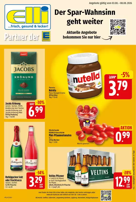 Elli Markt Katalog | Elli Markt flugblatt | 2026-08-03T00:00:00.000Z - 2026-08-08T00:00:00.000Z