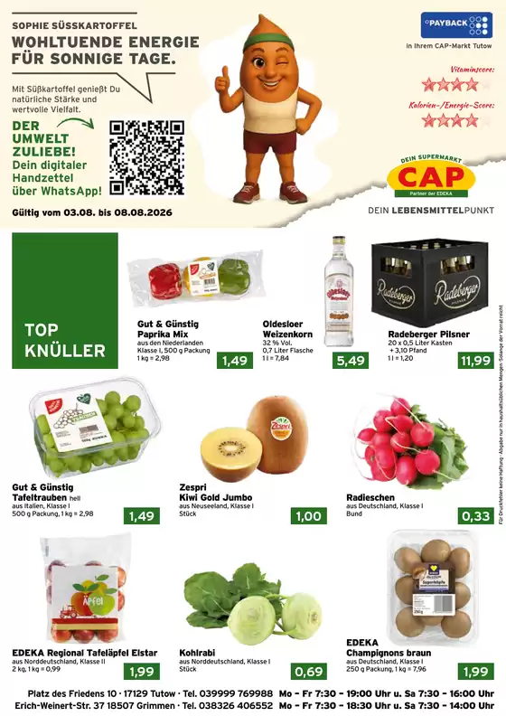 CAP Markt Katalog | Neue Angebote zum Entdecken | 2026-08-03T00:00:00.000Z - 2026-08-08T00:00:00.000Z