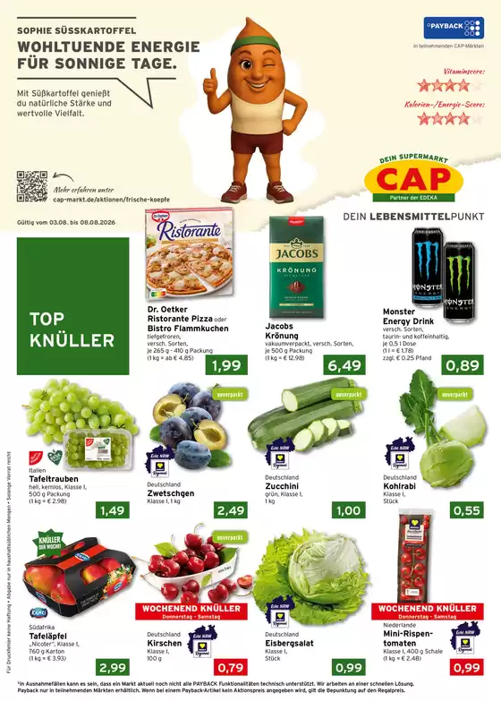 CAP Markt Prospekt | Aktuelle Deals und Angebote | 2026-08-03T00:00:00.000Z - 2026-08-08T00:00:00.000Z