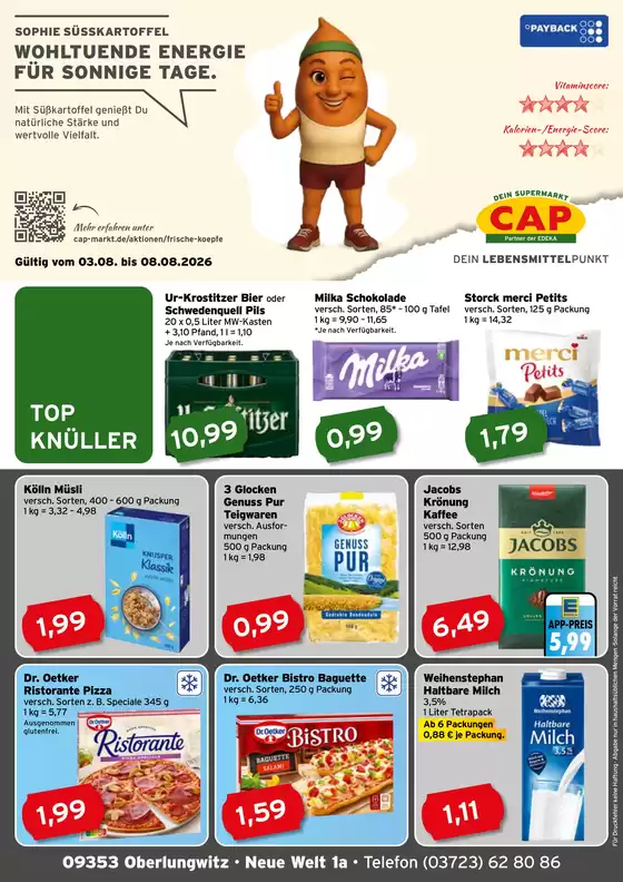 CAP Markt Prospekt | Top-Deals für alle Kunden | 2026-08-03T00:00:00.000Z - 2026-08-08T00:00:00.000Z