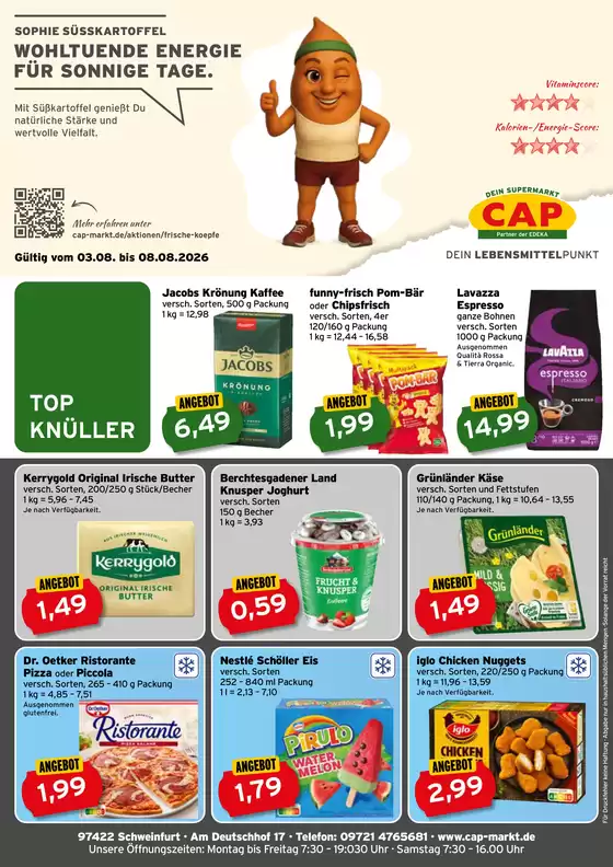 CAP Markt Katalog in Saarbrücken | Rabatte und Aktionen | 2026-08-03T00:00:00.000Z - 2026-08-08T00:00:00.000Z