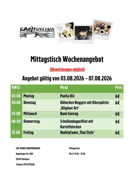 CAP Markt Katalog in Saarbrücken | Unsere besten Deals für Sie | 2026-08-03T00:00:00.000Z - 2026-08-07T00:00:00.000Z