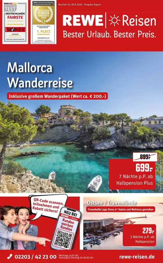 Netto Reisen Katalog in Thalfang | REWE Reisen Prospekt 2026 08 komprimiert | 2026-08-01T00:00:00.000Z - 2026-08-28T00:00:00.000Z