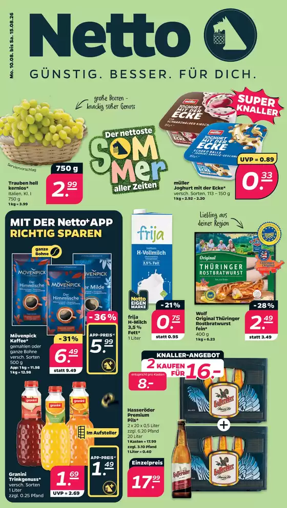 Netto Katalog in Dreis | Aktuelle Deals und Angebote | 2026-08-10T00:00:00.000Z - 2026-08-15T00:00:00.000Z